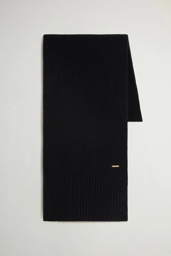 Donna Sciarpa in puro cashmere Nero Black