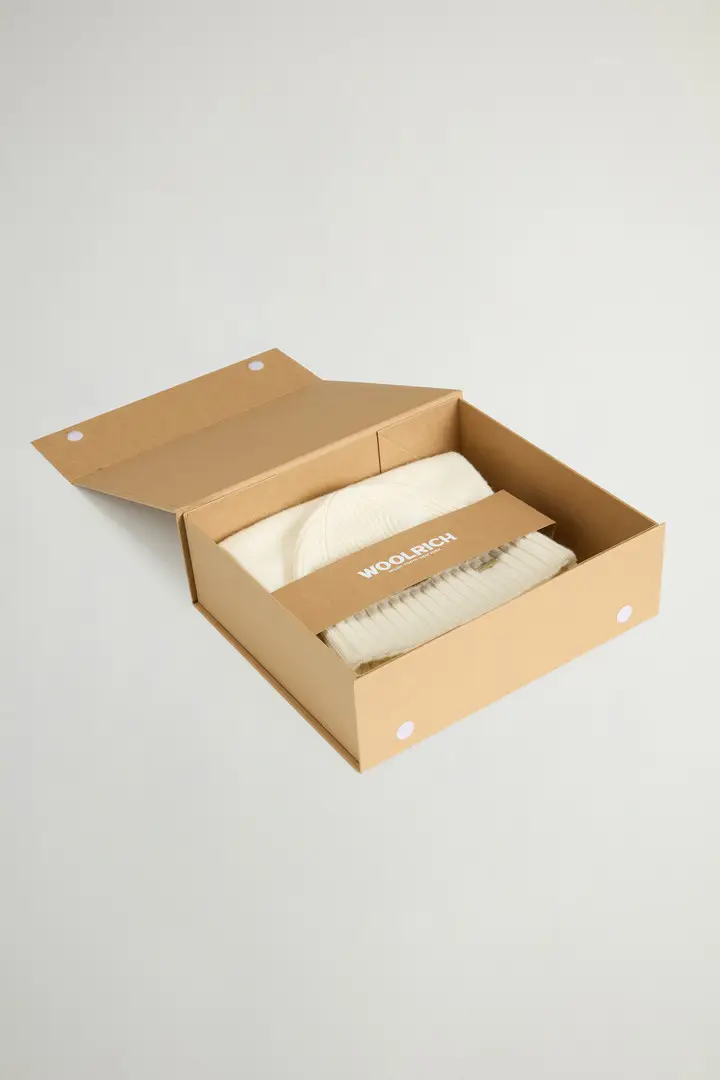 Donna Set regalo con berretto e sciarpa Bianco Jet Stream miniatura 2