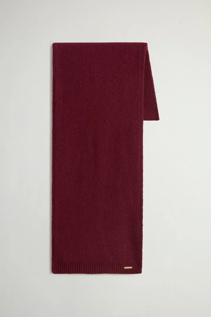 Donna Set regalo con berretto e sciarpa Rosso Winetasting