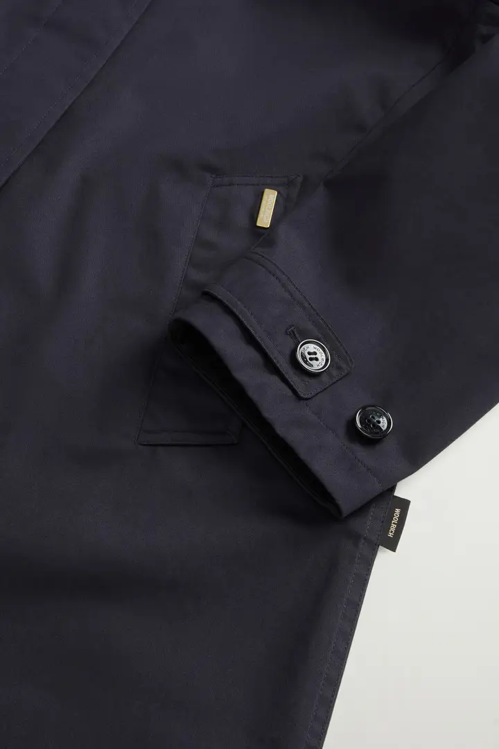 Woolrich Trench Donna Blu 4237536 miniatura 2