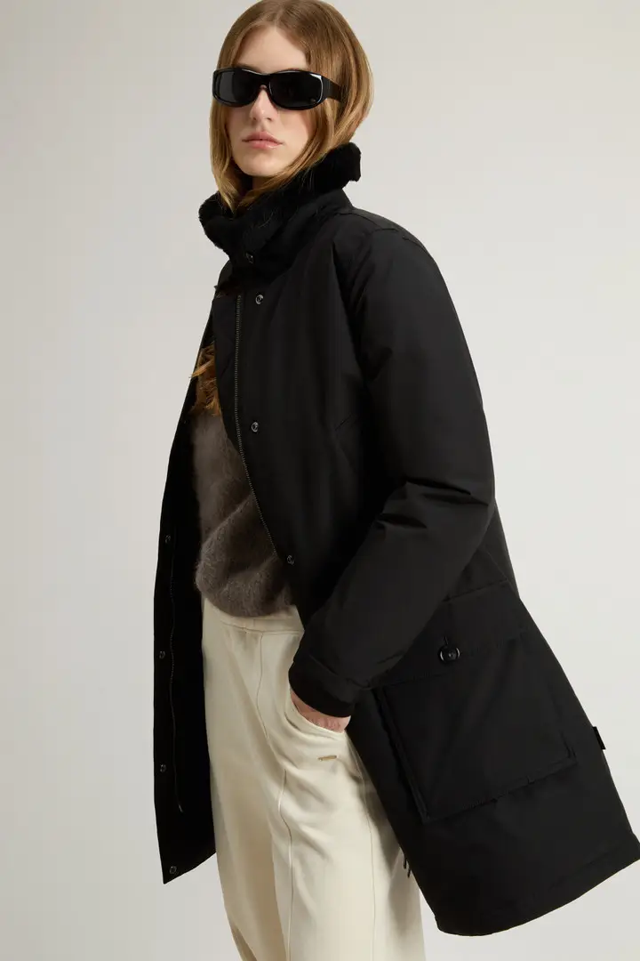 Woolrich Parka Donna Nero 2519029 miniatura 3