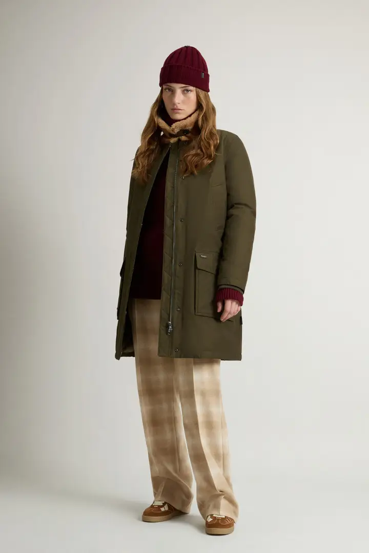Woolrich Parka Donna Verde 2519030