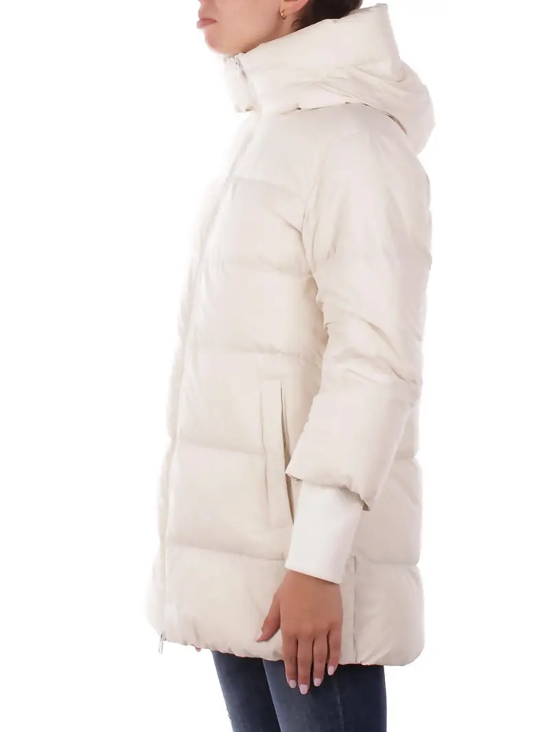 Giubbotto Donna WOOLRICH Crema Cloud madison coat miniatura 2