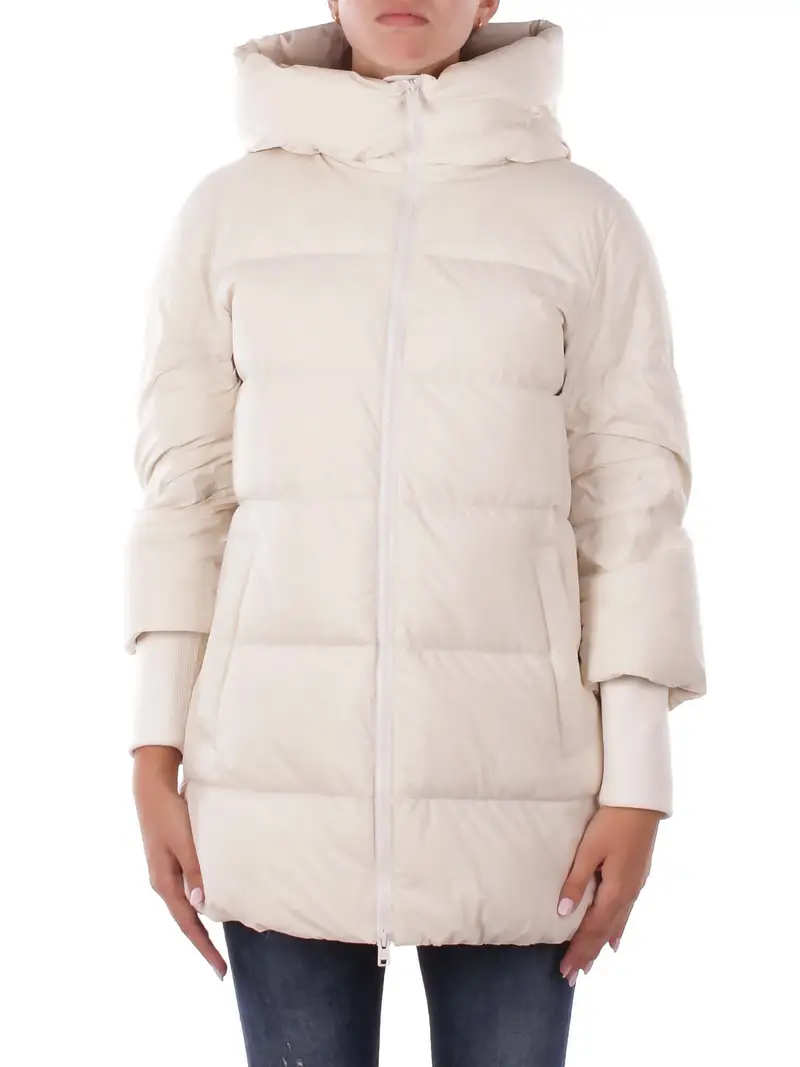 Giubbotto Donna WOOLRICH Crema Cloud madison coat