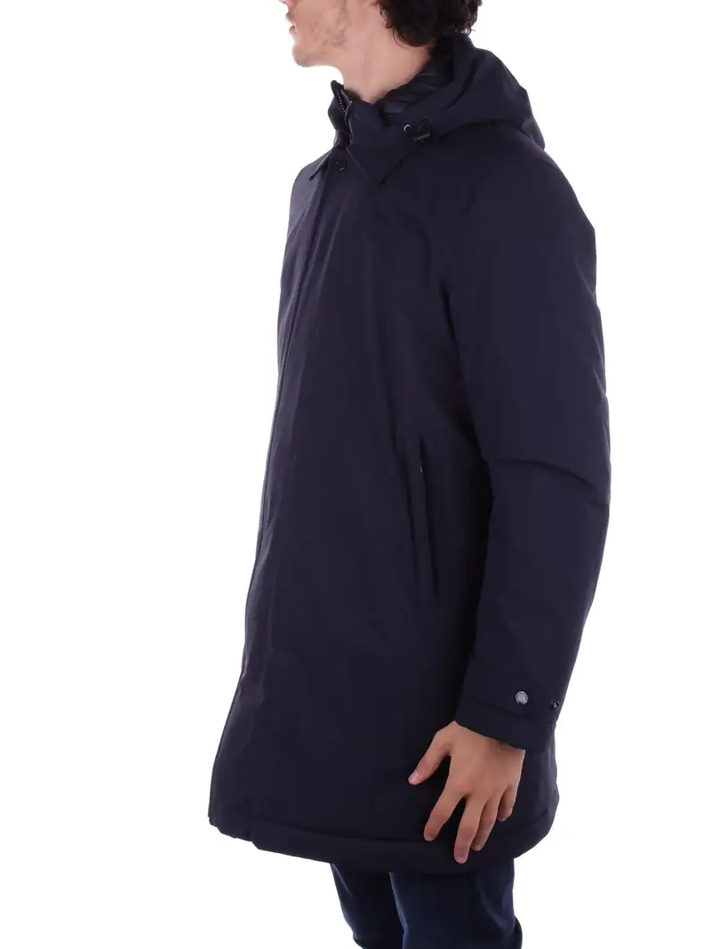 Giubbotto Uomo WOOLRICH Blu Stretch 2in1 carcoat miniatura 2