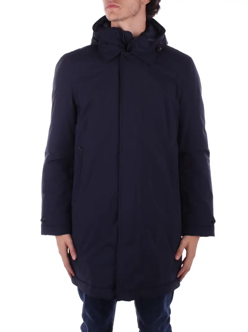 Giubbotto Uomo WOOLRICH Blu Stretch 2in1 carcoat