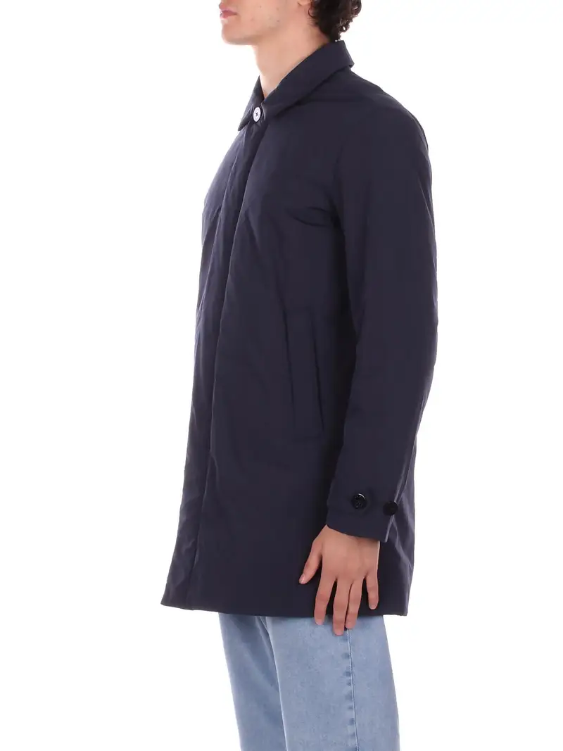 Giubbotto Uomo WOOLRICH Blue Peached urban touch coat miniatura 2