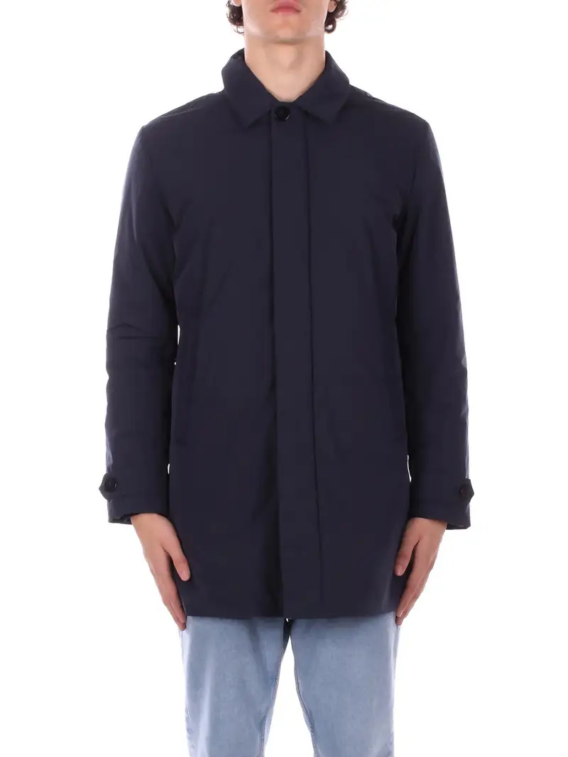 Giubbotto Uomo WOOLRICH Blue Peached urban touch coat