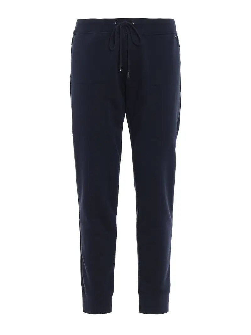 Pantaloni della tuta con doppia zip Blu scuro