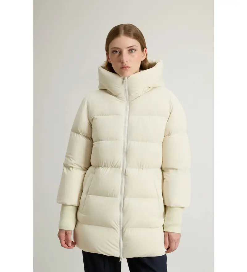 per donna CFWWOU2090FRUT3107 Cappotto in piumino Cloud con finitura opaca beige (M), Casual, Poliamide