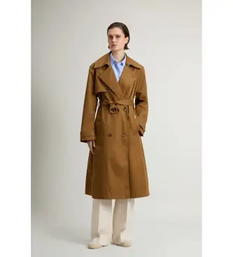 per donna CFWWOU2251FRUT5303 Gabardine di puro cotone (S), Marrone, Casual Naturale