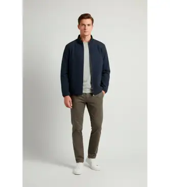 per uomo CFWOOU1162MRUT4018 Giubbotto bomber imbottito da vela blu navy (M), Casual, Poliestere