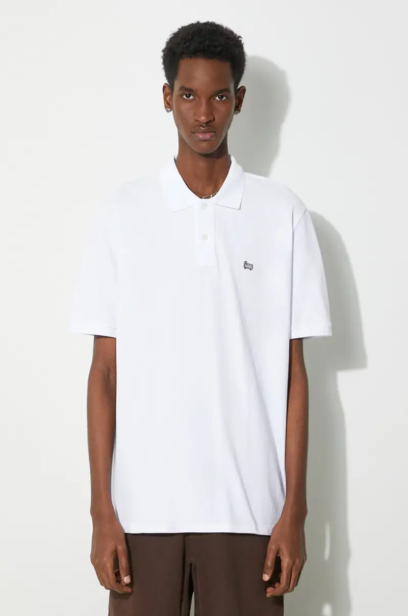 polo in cotone Classic American Polo colore bianco CFWOPO0062MRUT2555