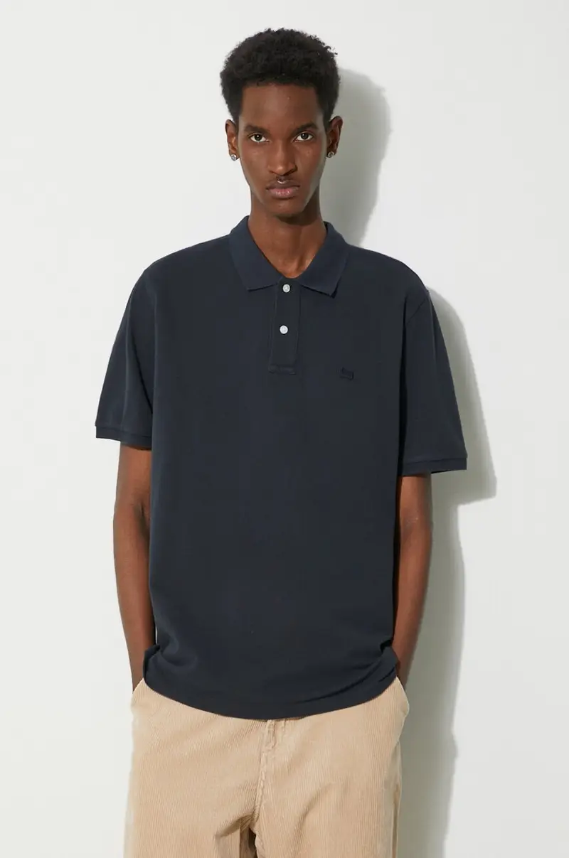 polo in cotone Classic American Polo colore blu navy CFWOPO0062MRUT2555