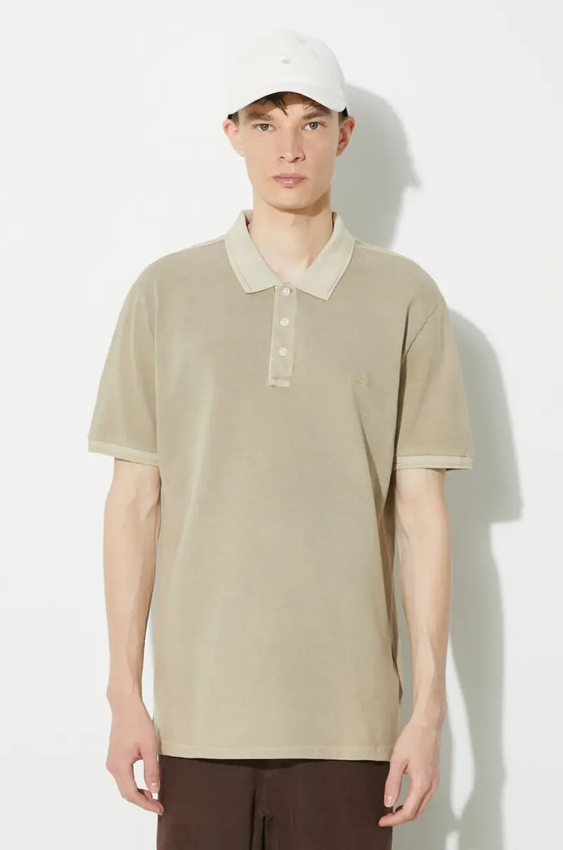 Woolrich Polo Uomo Beige 2241029