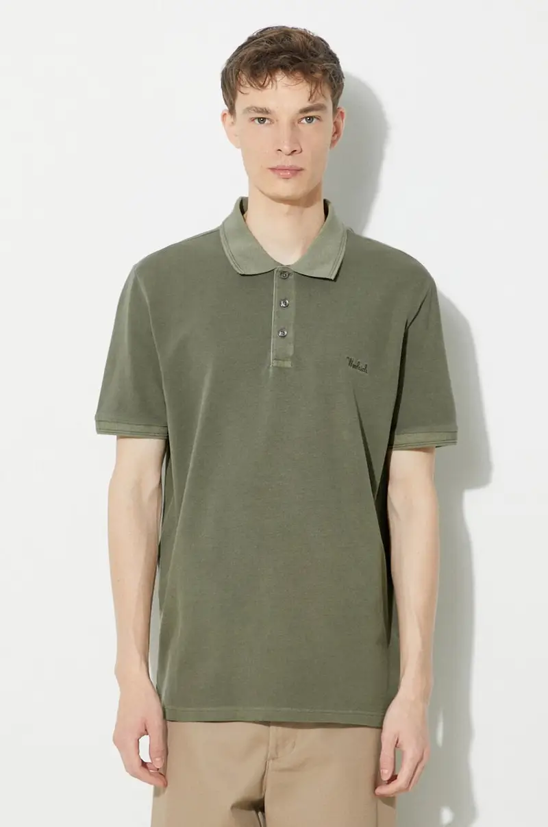 Woolrich Polo Uomo Verde 2260439