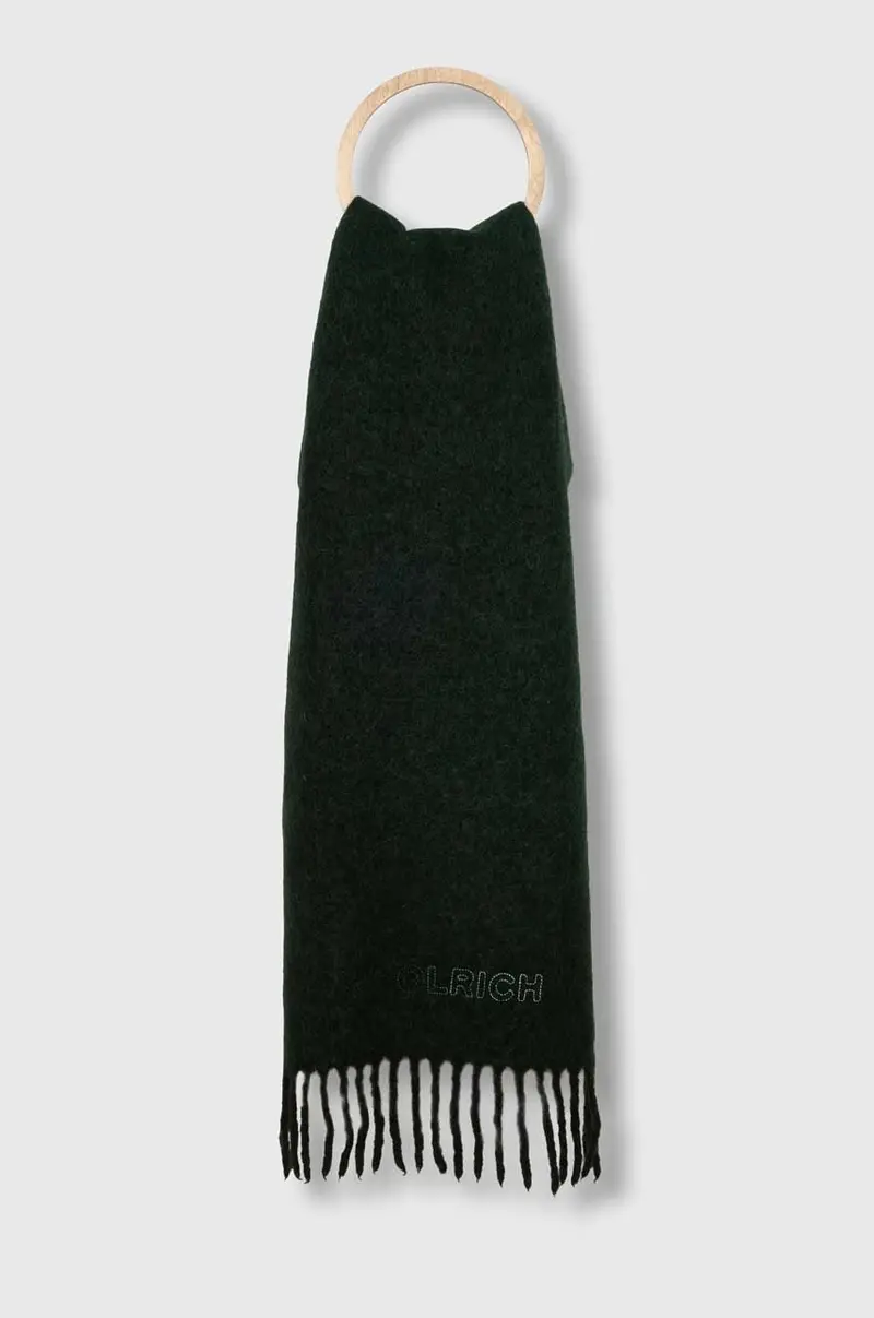sciarpa in lana Alpaca Wool Ombre Scarf colore verde CFWWAC0174FRUT3552