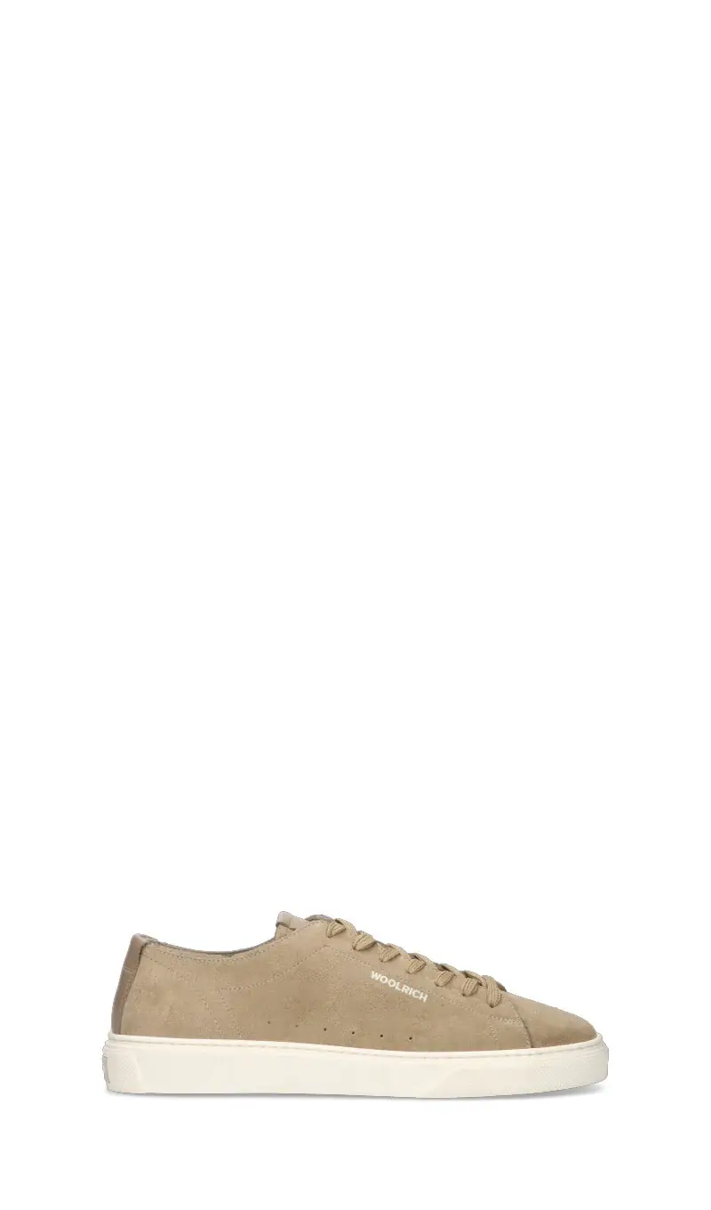 Sneaker uomo beige in suede Vario