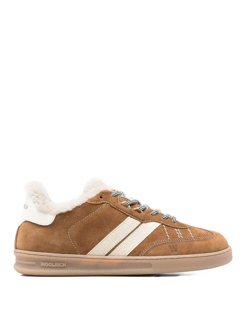 Sneakers in pelle Beige