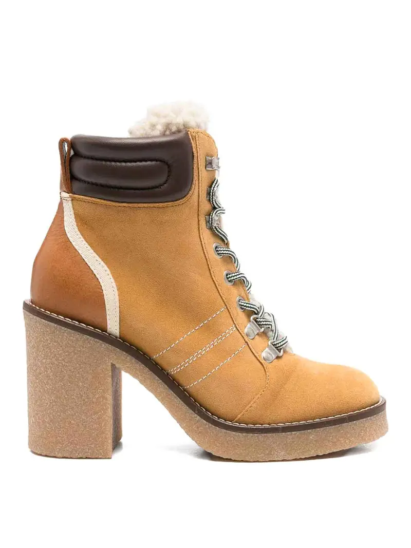 Stivali in pelle Landhill Beige