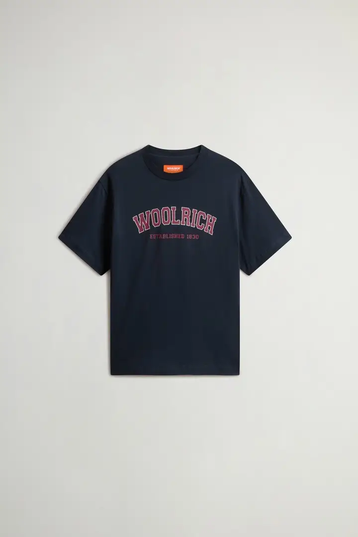 Woolrich T-shirt Bambino Blu 4322205
