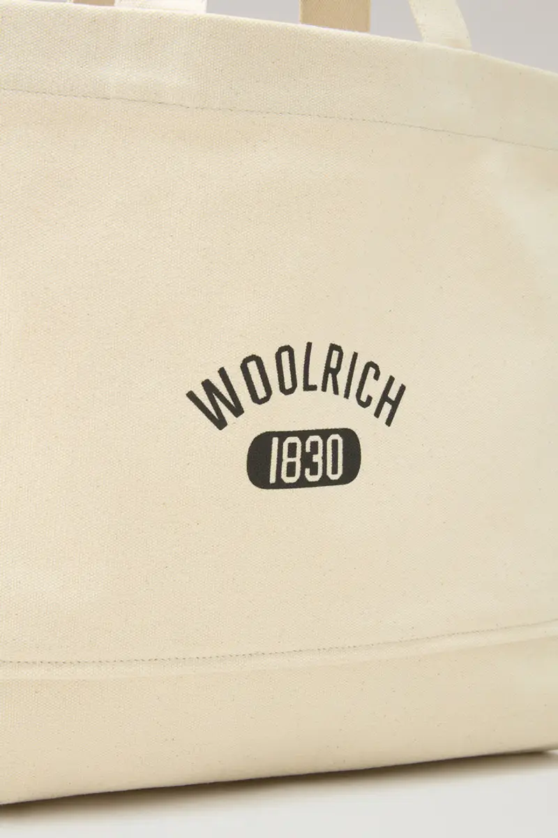 Woolrich Unisex Borsa tote Bianco Taglia ONE miniatura 3