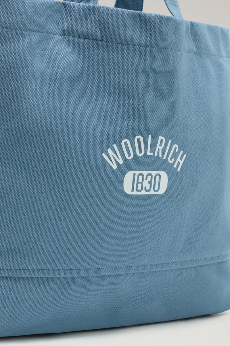Woolrich Unisex Borsa tote Blu Taglia ONE miniatura 3