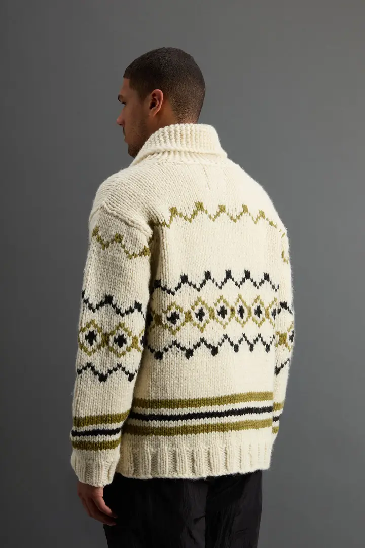 Woolrich Cardigan Bianco 4176245 miniatura 3