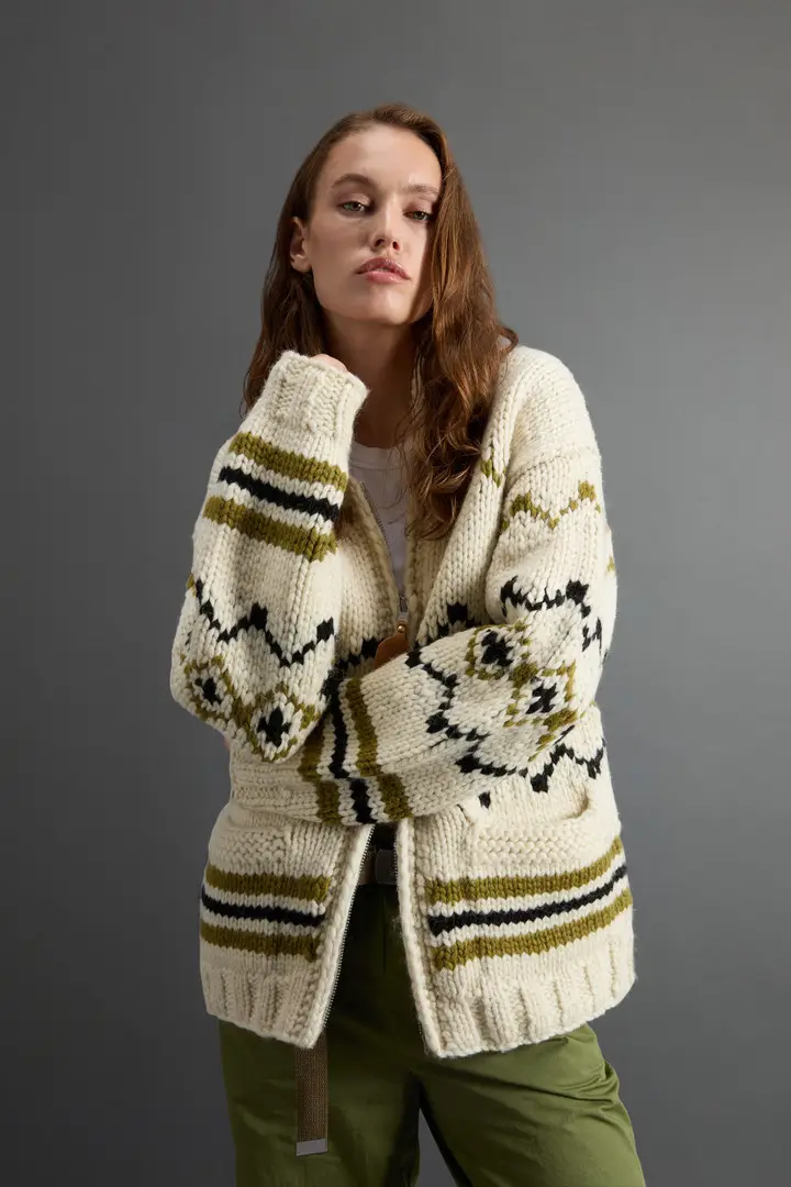 Woolrich Cardigan Bianco 4176245