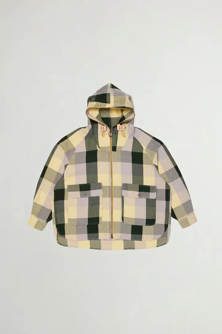 unisex Giacca Buffalo in puro cotone a quadri Giallo Yellow