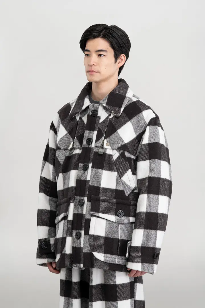 Unisex Giacca Cruiser in misto lana e nylon Nero Black miniatura 2