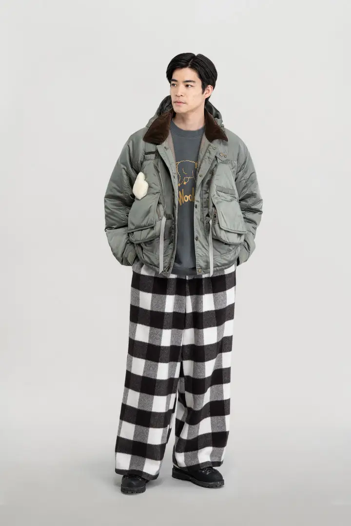 Unisex Giacca Fishing in tessuto satinato con cappuccio rimovibile Verde Sage