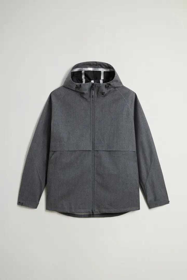 Unisex Giacca in pura lana vergine italiana by Todd Snyder Grigio Medium Grey Melange