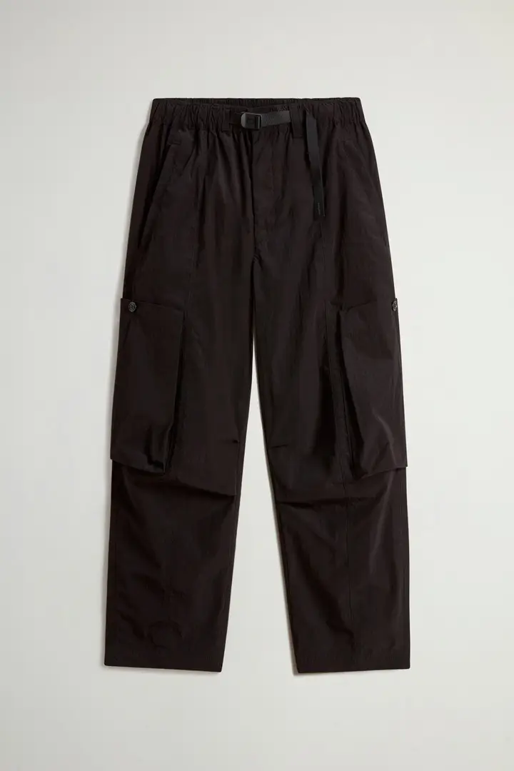 Unisex Pantaloni in misto cotone e nylon Olmetex by Todd Snyder Nero Black miniatura 3