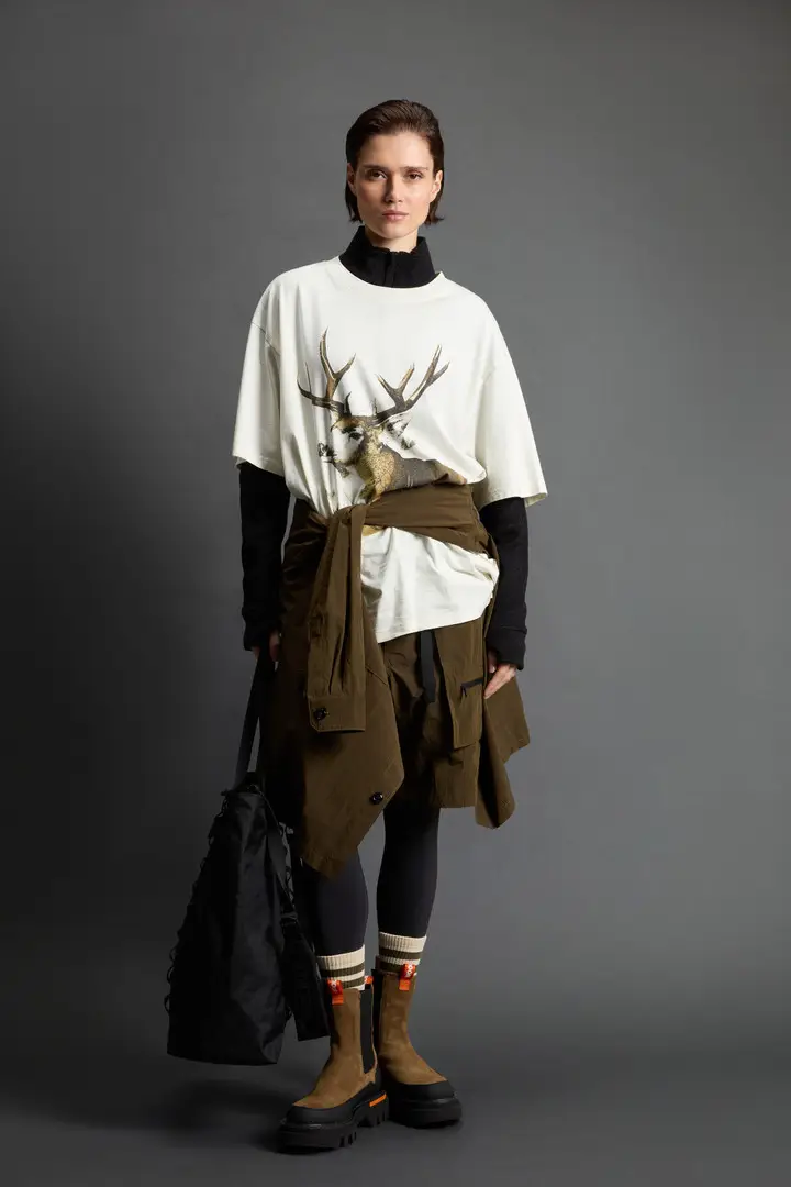 Woolrich T-shirt Bianco 3209624 miniatura 3