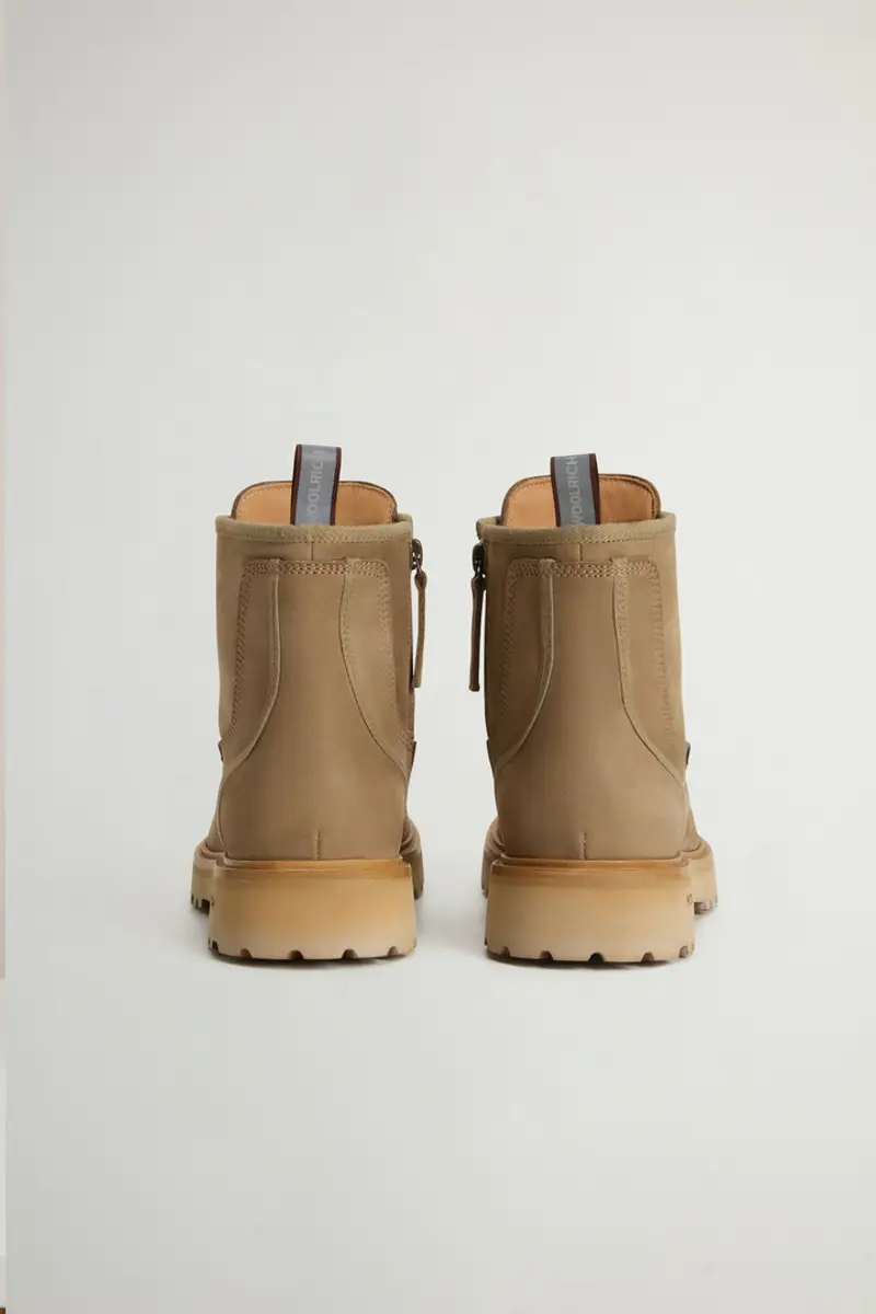 Woolrich Uomo Anfibi Main in pelle scamosciata Beige Taglia 39 miniatura 2