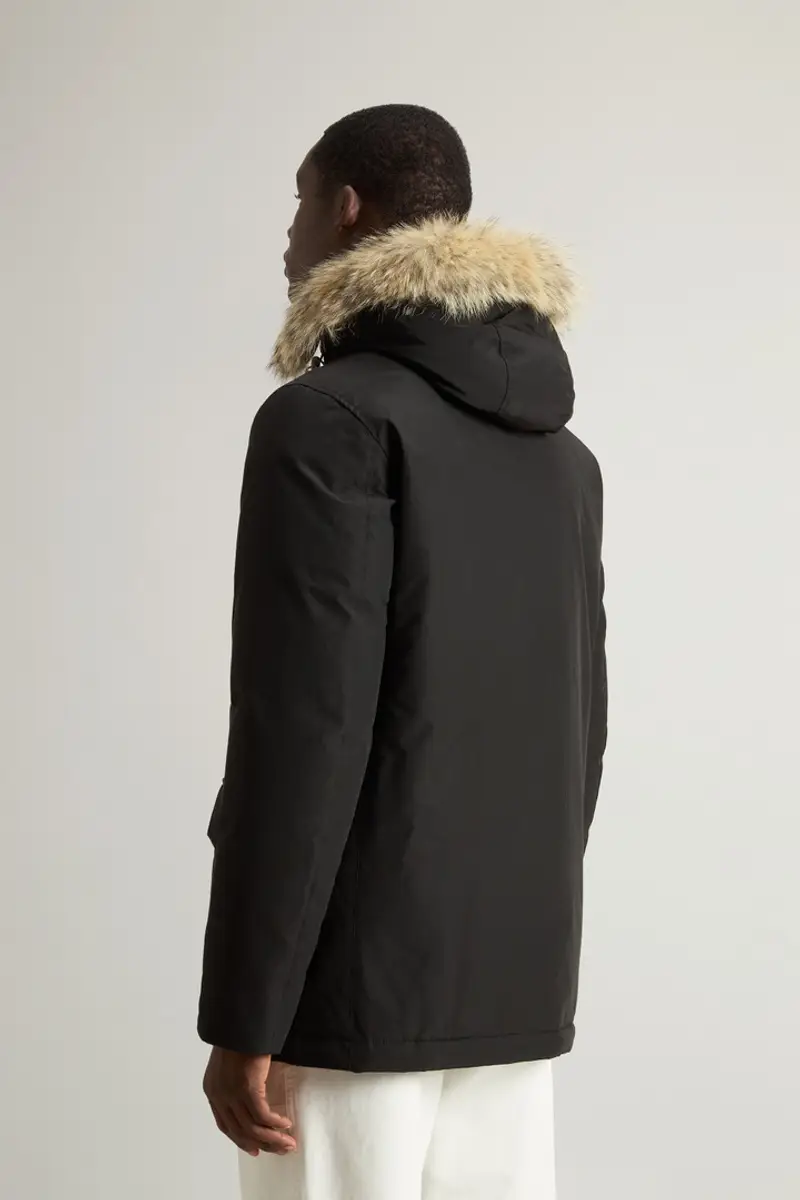 Woolrich Uomo Arctic Anorak in Ramar Cloth con pelliccia removibile Nero Taglia XXS miniatura 2
