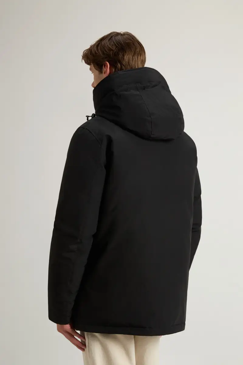 Uomo Arctic Anorak in Ramar Cloth Nero Black miniatura 2