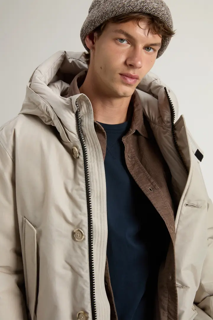 Woolrich Parka Uomo Beige 4237485 miniatura 3