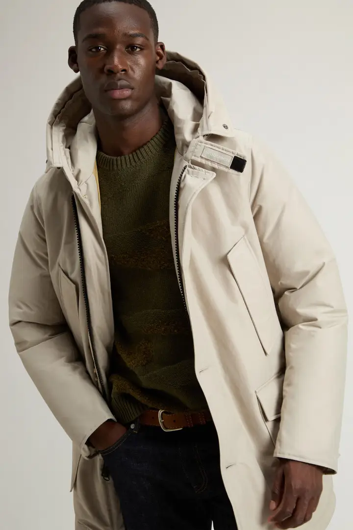 Woolrich Parka Uomo Beige 4237481 miniatura 3