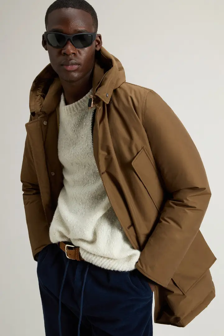 Woolrich Parka Uomo Marrone 4237478 miniatura 3