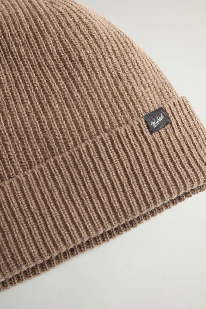 Uomo Berretto in misto lana Marrone Falcon miniatura 2