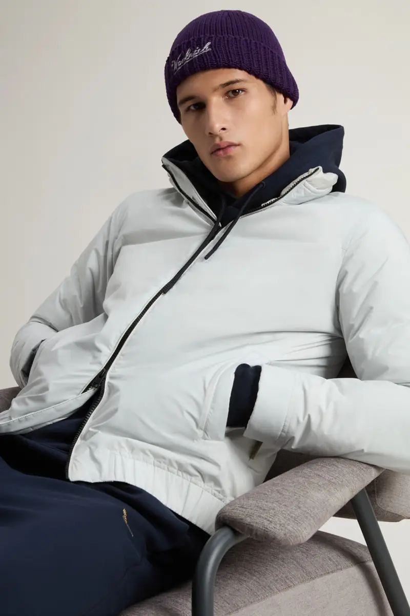 Uomo Bomber Cloud imbottito Grigio Dry Gray miniatura 3