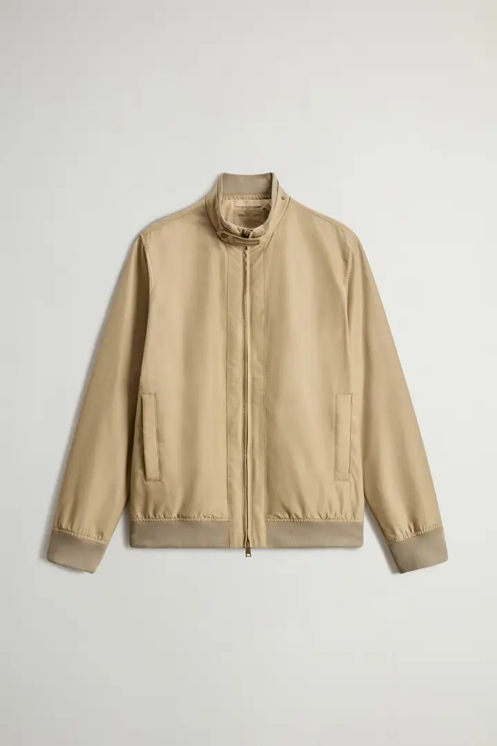 uomo Bomber Lewis in Light Ramar Beige Travertine
