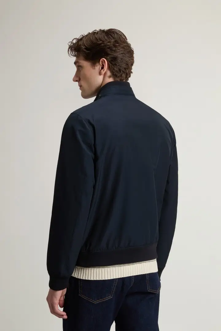 uomo Bomber Lewis in Light Ramar Blu Melton Blue miniatura 2