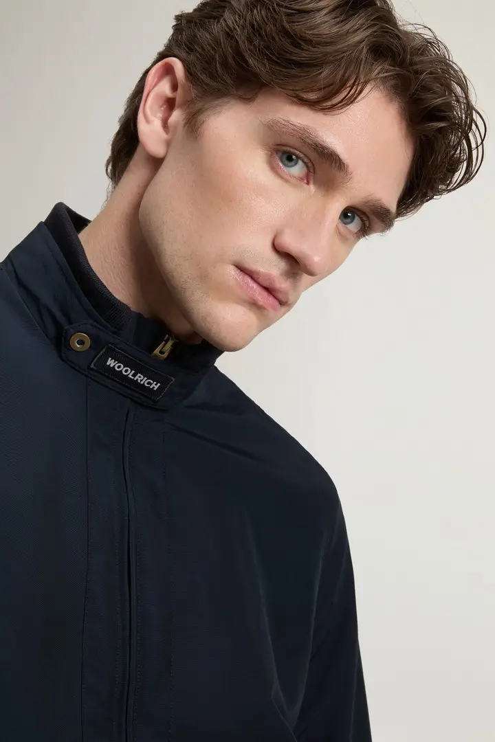 uomo Bomber Lewis in Light Ramar Blu Melton Blue miniatura 3