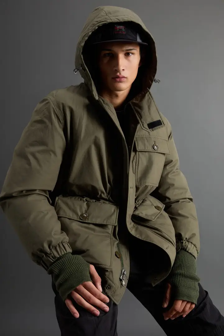Woolrich Parka Uomo Verde 4002966 miniatura 3