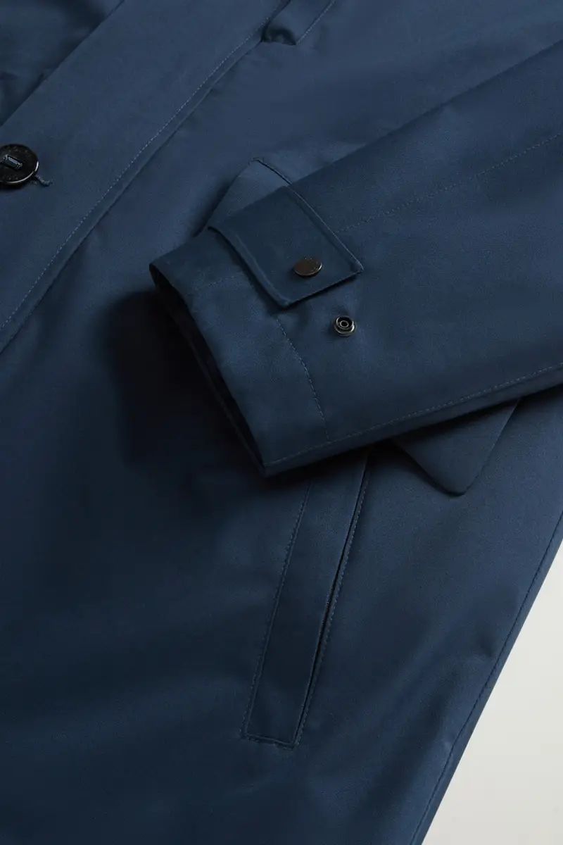 Uomo Cappotto Weaver 3 in 1 con giacca interna double face Blu Melton Blue miniatura 3