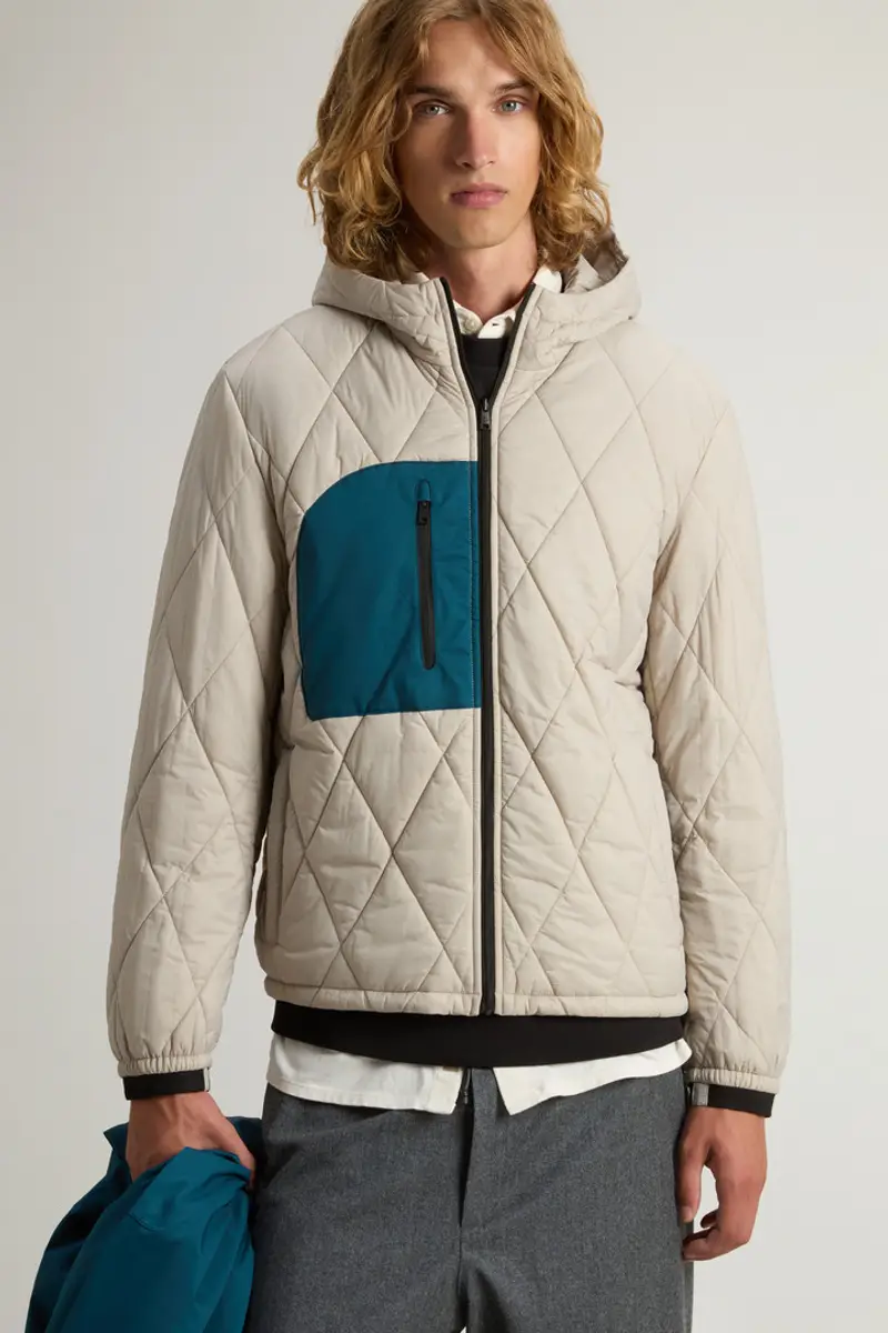 Woolrich Uomo Cappotto Weaver 3 in 1 con giacca interna double face Blu Taglia XS miniatura 3