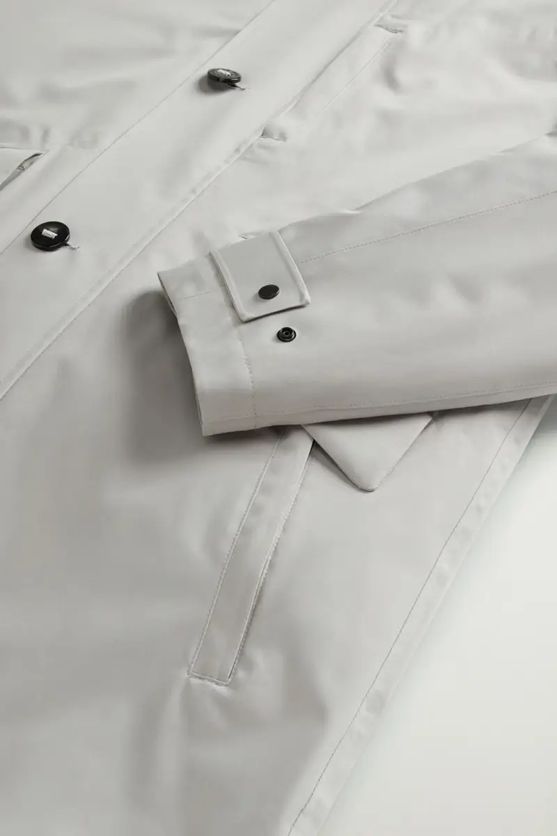 Uomo Cappotto Weaver 3 in 1 con giacca interna double face Grigio Off Taupe miniatura 3